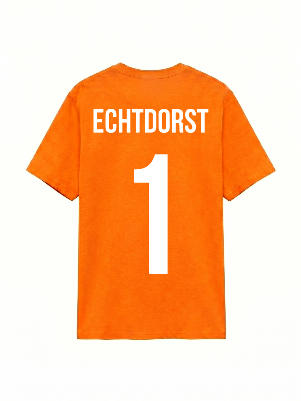 Echtdorst 1 | Unisex Oranje T-Shirt