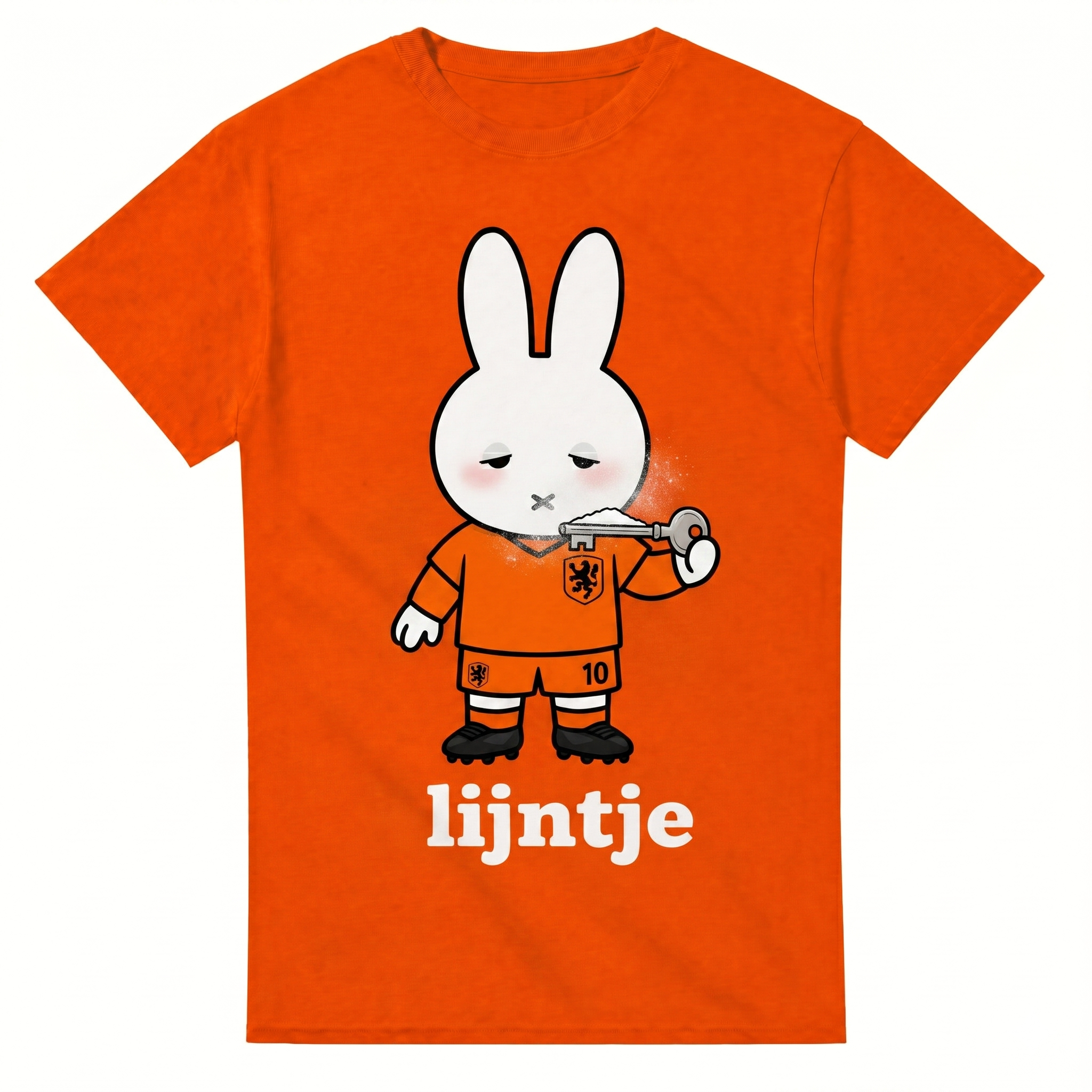 Lijntje | Oranje WK T-Shirt Unisex