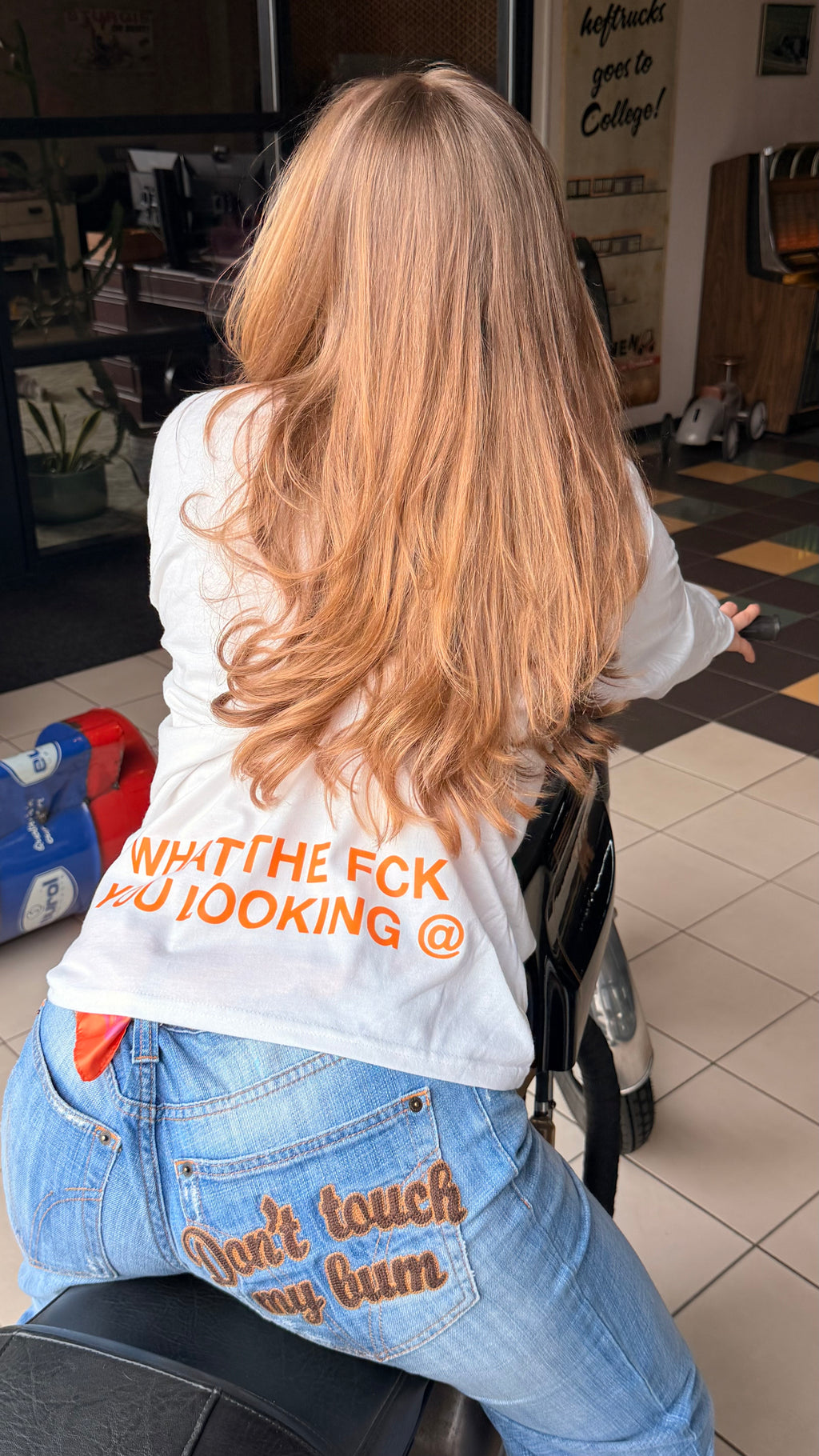 What the fck you looking @ | Koningsdag Longsleeve