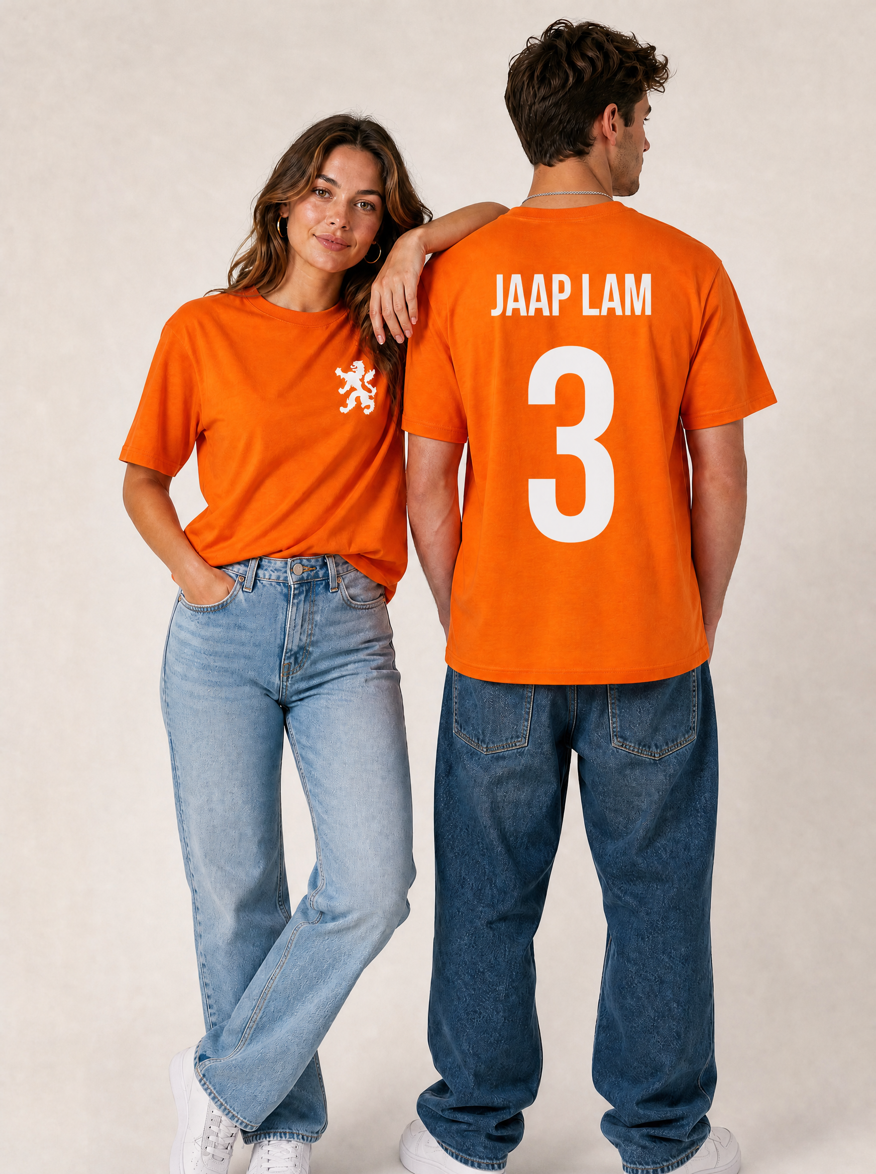 Jaap Lam 3 | Unisex Oranje T-Shirt