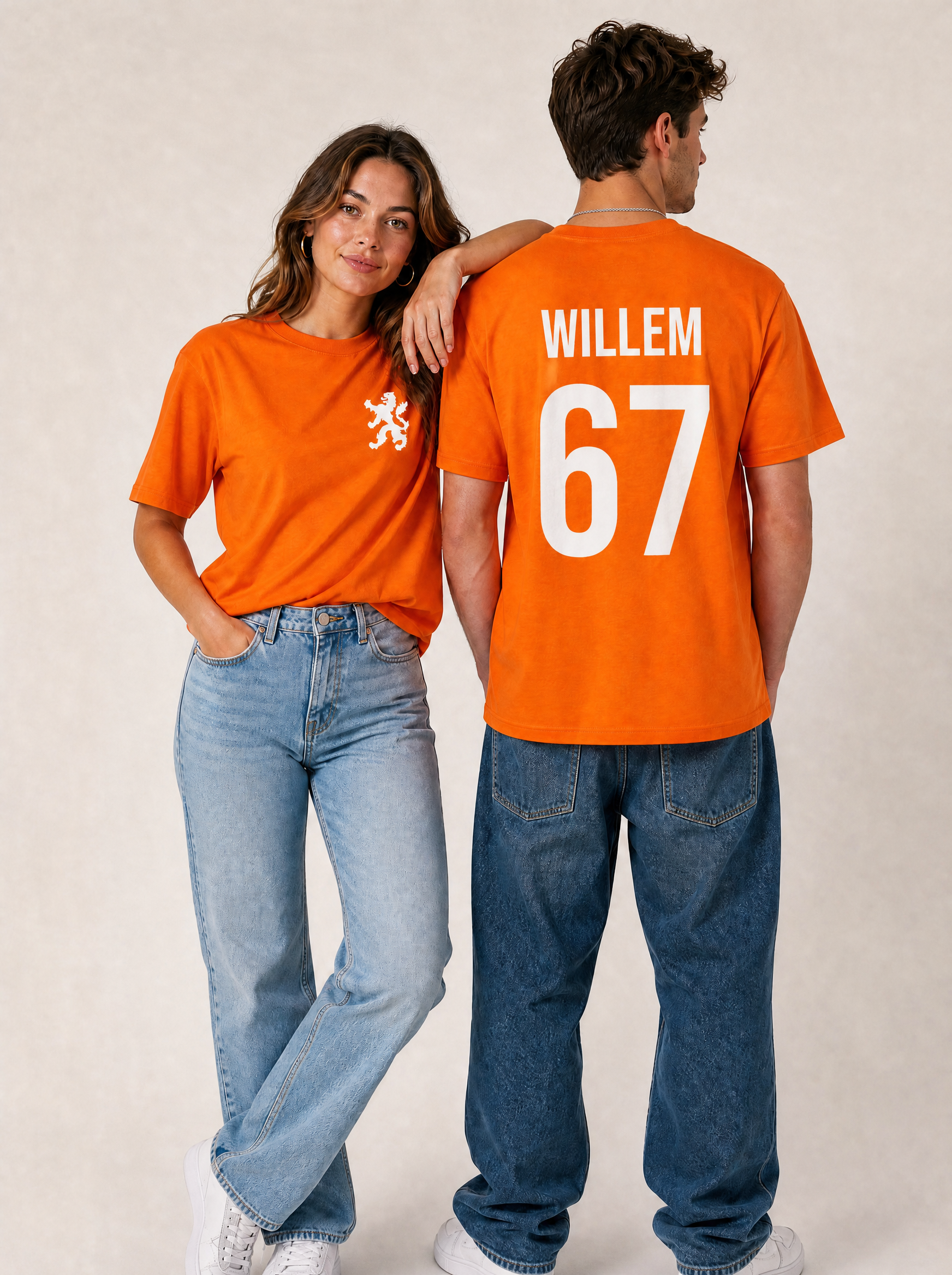 Willem 67 | Unisex Oranje T-Shirt