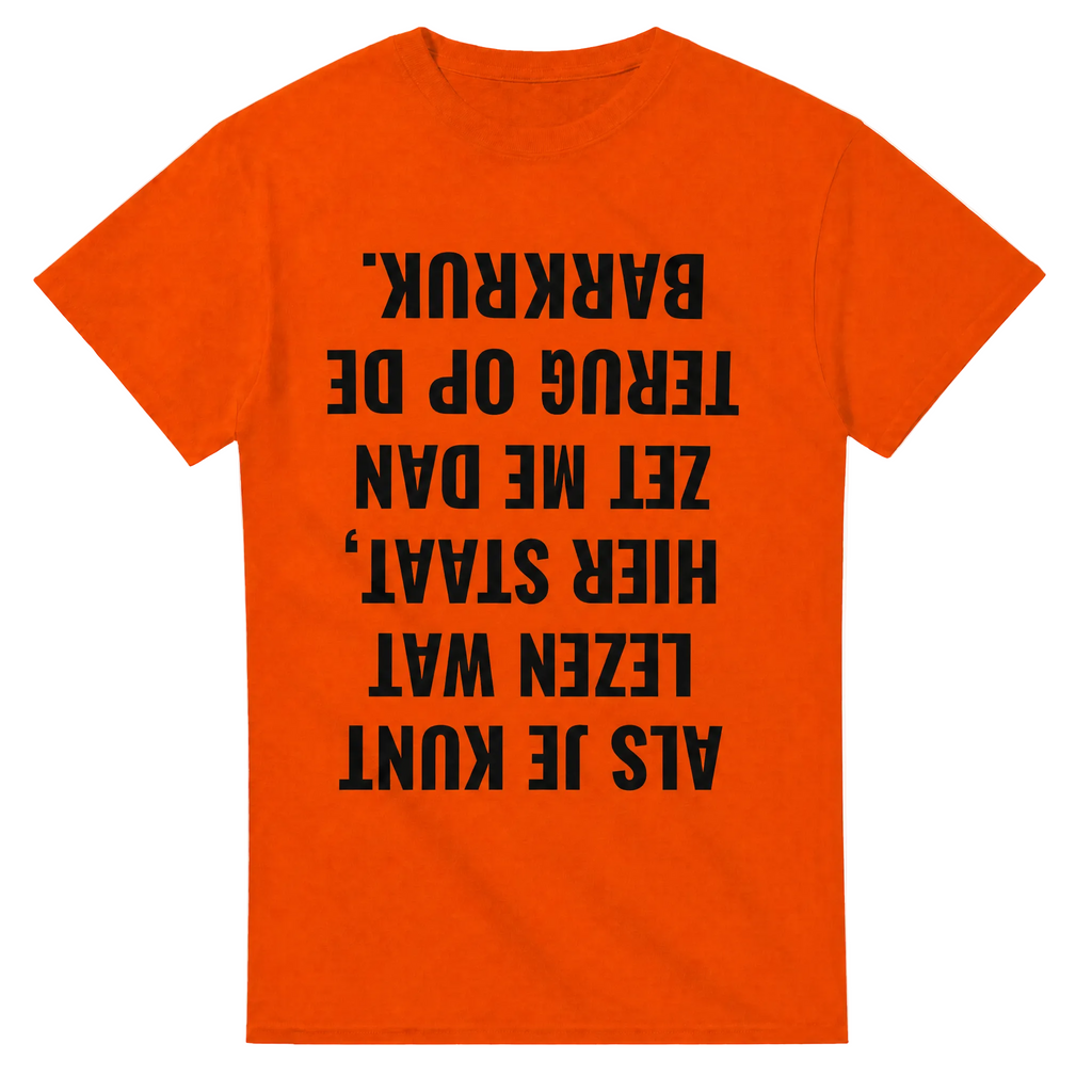 Barkruk | Oranje WK T-Shirt Unisex