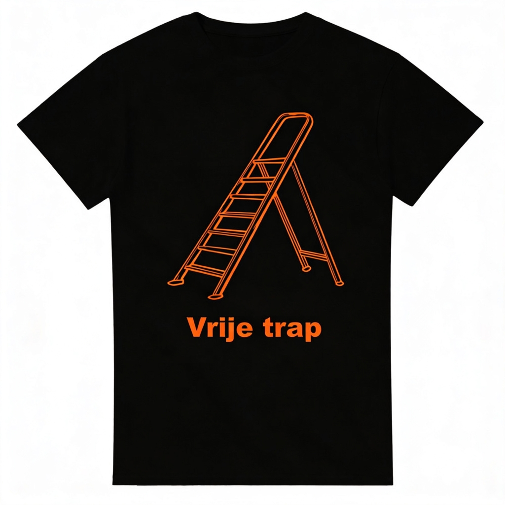Vrije Trap | Oranje WK T-Shirt Unisex